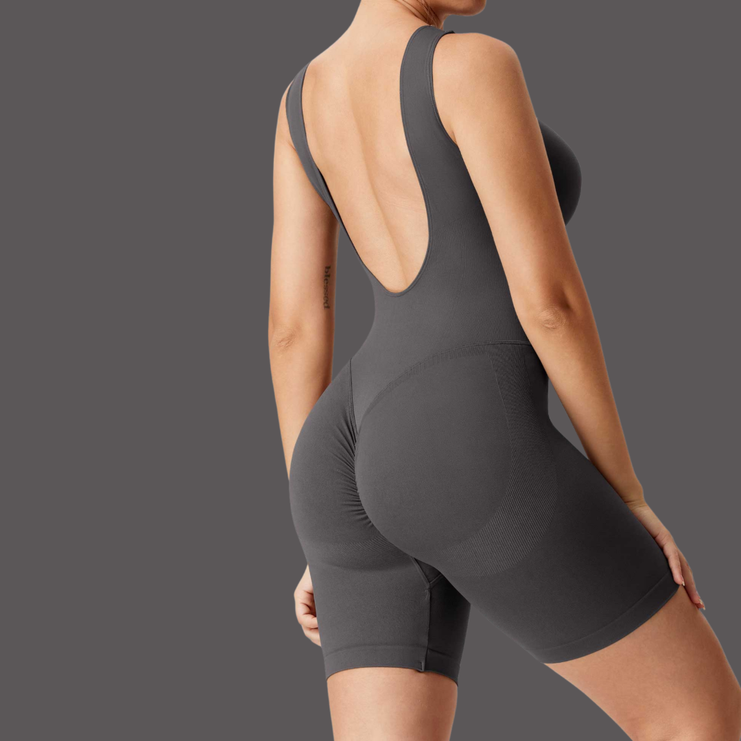 Exhale short seamless jumpsuit